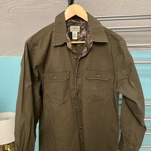 LLBEAN hunt camo shirt